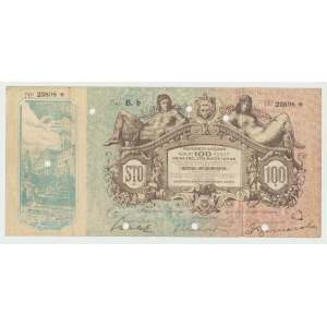 Lwów, Asygnata Kasowa na 100 koron 1915, ser. B. b