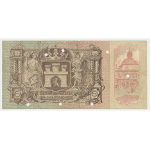 Lwów, Asygnata Kasowa na 100 koron 1915, ser. B. b