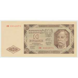 PRL, 10 złotych 1948 AW