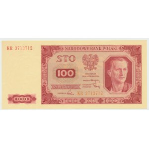 People's Republic of Poland, 100 gold 1948 KR