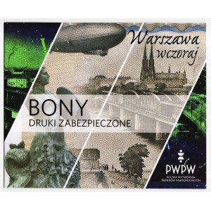 Banknot testowy PWPW Warszawa wczoraj