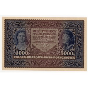 II RP, 5000 marek polskich 1920 III SERJA G