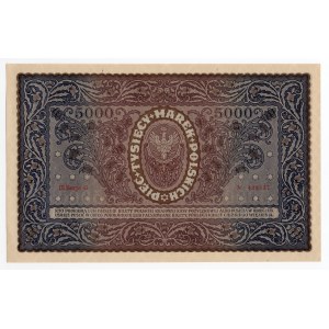 II RP, 5000 marek polskich 1920 III SERJA G