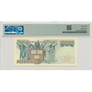 500.000 złotych 1993 AA - PMG 58 Rzadkość