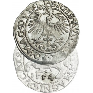 Sigismund II Augustus, Half-grosz 1554, Vilnius, LI/LITVA - BEAUTIFUL