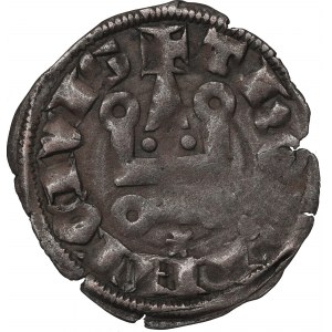 Crusaders, Principality of Achaia, Robert of Taranto, Denarius of Tournois