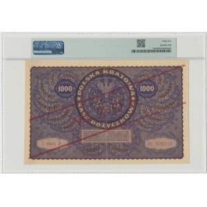 II RP, 1000 marek polskich 1919 I Serja E WZÓR PMG 55