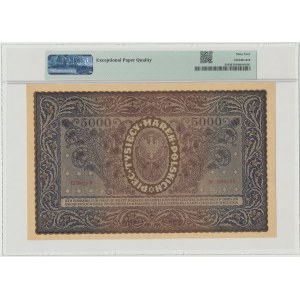 II RP, 5000 marks polonais 1920 III SÉRIE D - PMG 64 EPQ