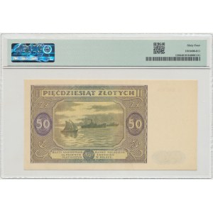 PRL, 50 złotych 1946 C - PMG 64
