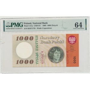 République populaire de Pologne, 1000 zloty 1965 B - PMG 64