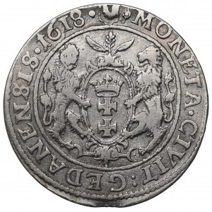 Sigismund III, 18 groschen 1618, Danzig