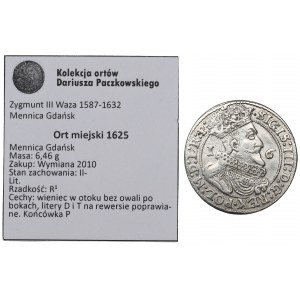 Sigismund III, 18 groschen 1625, Danzig