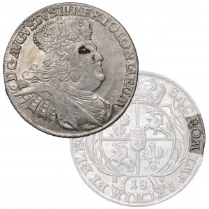 Germany, Saxony, Friedrich August II, 18 groschen 1756