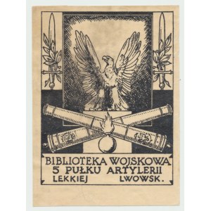 II RP, Ex libris 5 Lwowski Pułk Artylerii Lekkiej
