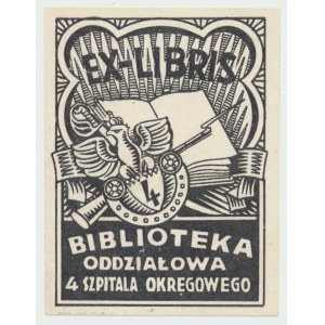 II RP, Ex libris 4 Szpital Okręgowy