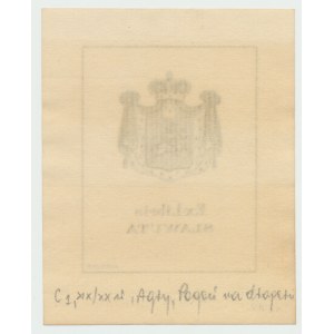 Ex libris Sanguszkowie Slawuta