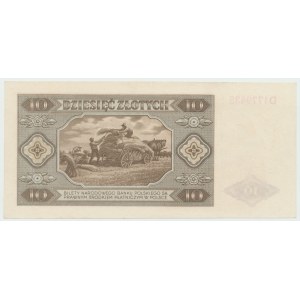 PRL, 10 złotych 1948 D