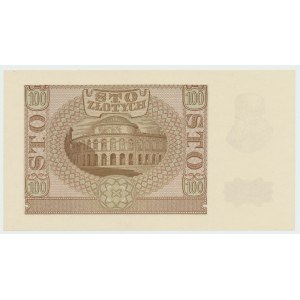 GG, 100 złotych 1940 B - Fałszerstwo z epoki ZWZ
