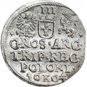 Sigismund III Vasa, Trojak 1604, Krakow - BEAUTIFUL