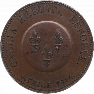 France, Medal (5 francs) Conquest of Paris by Tsar Alexander I - PCGS SP64 BN