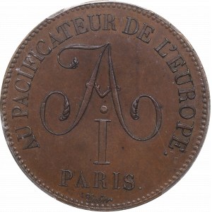 France, Medal (5 francs) Conquest of Paris by Tsar Alexander I - PCGS SP64 BN