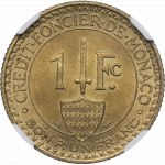 Monaco, 1 franc 1926 - NGC MS66