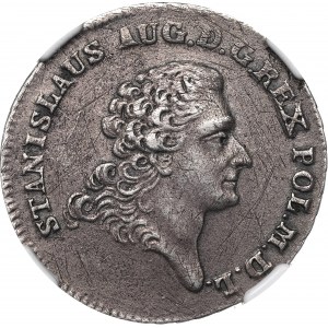 Stanislaus Augustus, 8 groschen 1768 - NGC XF Details