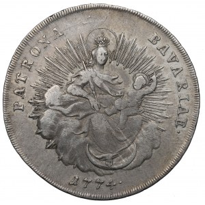 Germany, Bavaria, Maximilian Joseph, 1/2 thaler 1774