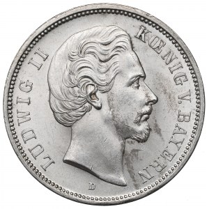 Germany, Bayern, 5 mark 1874