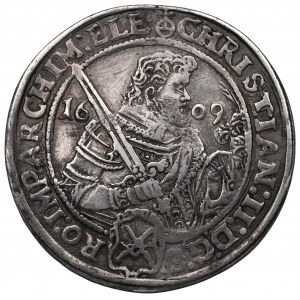 Germany, Saxony, Christian II, John Georg and August, Thaler 1609