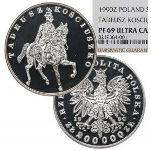 III RP, 200.000 zlotych 1990, Kosciuszko