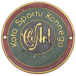 II RP, Emblem des Pferdesportkreises des Ausbildungszentrums der Artillerie