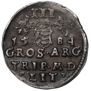Stephan Bathory, 3 groschen 1584, Vilnius