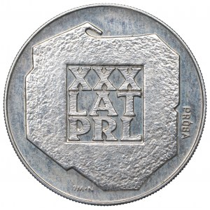 PRL, 200 złotych 1974 Mapa - Próba srebro