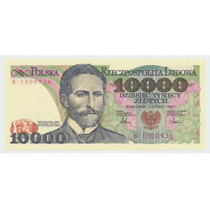 PRL 10.000 złotych 1987 B