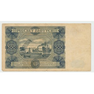 PRL, 500 złotych 1947 N2