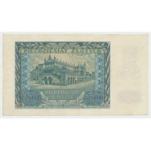 GG, 50 Zloty 1940 A
