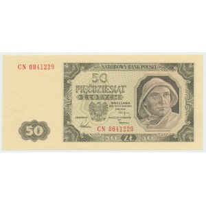 PRL, 50 złotych 1948 CN - RZADSZY