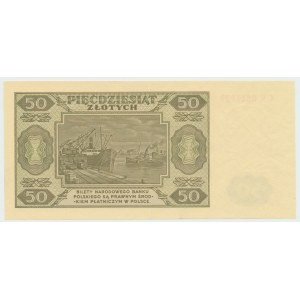 PRL, 50 złotych 1948 CN - RZADSZY