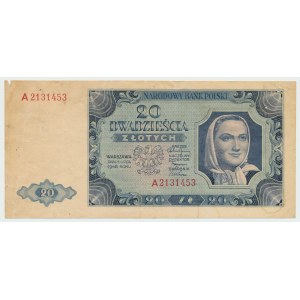PRL, 20 złotych 1948 A