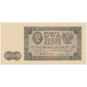 PRL, 2 zlotys 1948 P