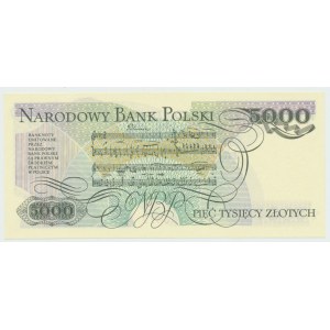 PRL, 5000 złotych 1986 BS