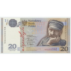 20 złotych 2018 - Stulecie odzyskania Niepodległości