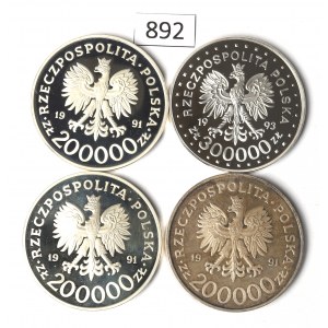 III RP, Zestaw 200.000-300.000 złotych 1991-93