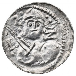 Vladislaus II, Denarius w/d Cracow