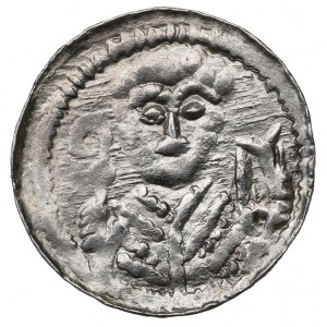 Vladislaus II, Denarius w/d Cracow