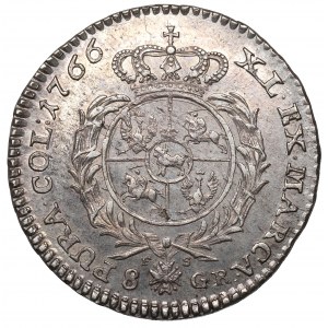 Stanislaus Augustus, 8 groschen 1766 FS