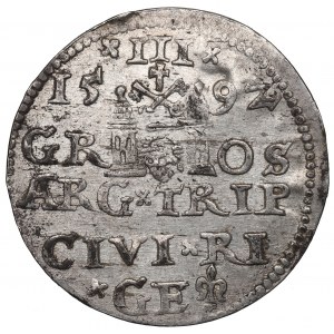 Žigmund III Vasa, Trojka 1592, Riga
