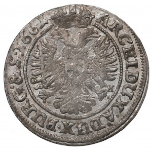 Schlesien under Habsburg, 3 kreuzer 1661, Breslau