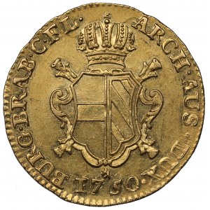 Austrian Netherlands, Maria Theresa, 2 souverain d'or 1750